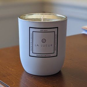 La Lueur Candle - White Cactus NIB